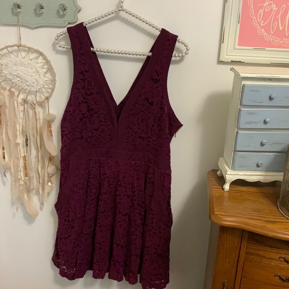 Free people size large lace dress